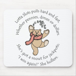 Mousepad Lotta entalha o ursinho afortunado