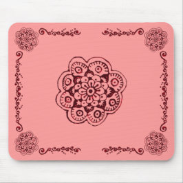 Mousepad Lotus Blossom (Henna) (Vermelho)