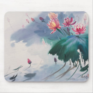 Mousepad Lotus na lagoa