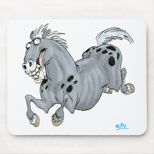Mousepad louco do cavalo (Frente)