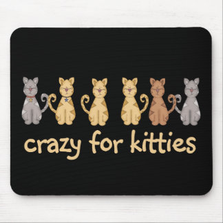 Mousepad Louco para Camisetas e presentes de Gatinho