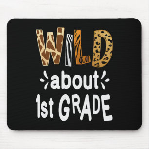 Mousepad Louco pela 1ª série Bem-vindo de volta à escola pr