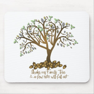 Mousepad Loucos de árvore da família