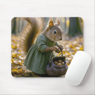 Mousepad Loucos De Coleção De Esquilo Em Sua Bolsa