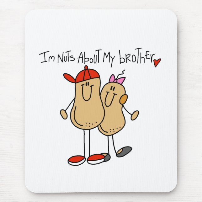 Mousepad Loucos sobre meu irmão (Frente)