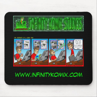 Mousepad Loucura eu obtive Nuthin, logotipo da loja de