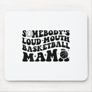 Mousepad Loud Mouth Sketll Mama Retro Wavy Groov