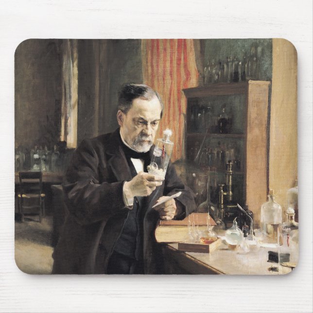 Mousepad Louis Pasteur em seu laboratório, 1885 (Frente)