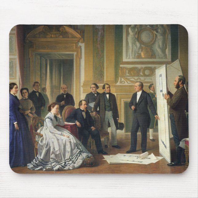 Mousepad Louis Visconti que apresenta os planos novos para (Frente)