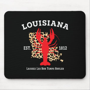 Mousepad Louisiana Est. 1812 Leopardo de Nova Orleans M