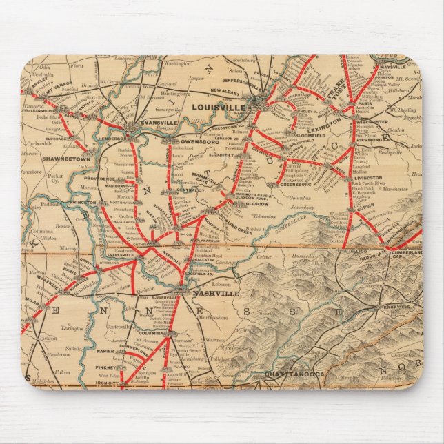 Mousepad Louisville e Nashville Railroad (Frente)