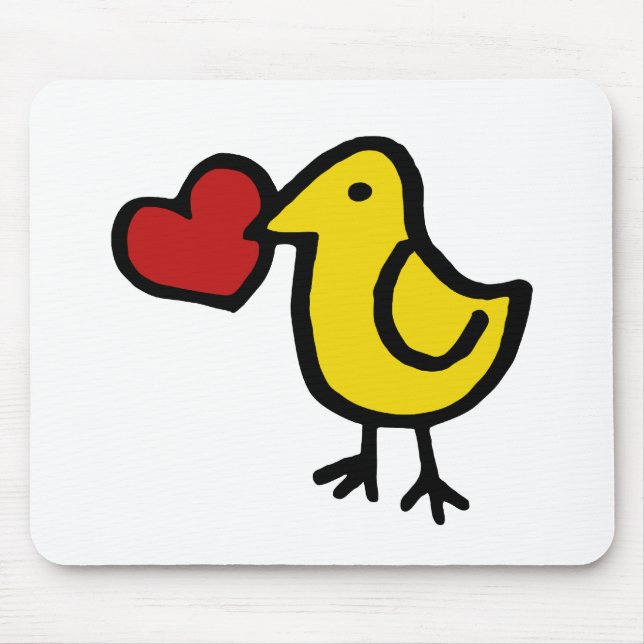 Mousepad Love Bird (Frente)