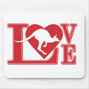 Mousepad Love-Kangaroo
