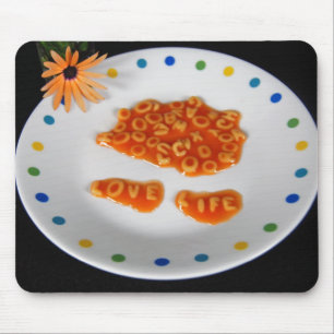 Mousepad Love Life Spaghetti