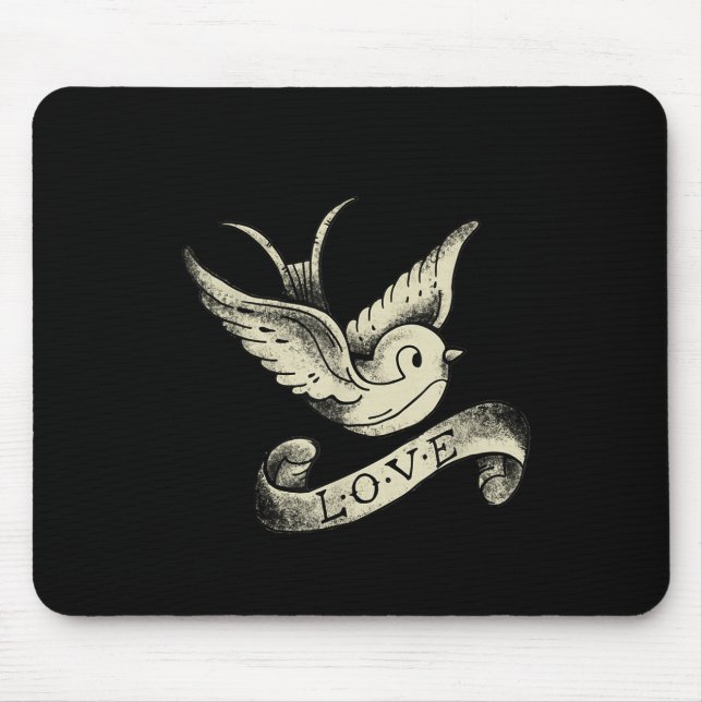 Mousepad Love Sparrow Vintage Design (Frente)