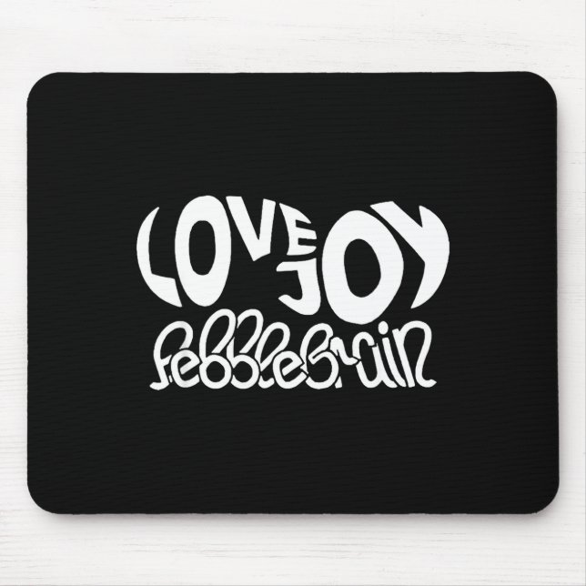 Mousepad Lovejoy Fan Gift Graphic Design Music Lover  (Frente)