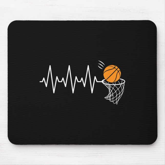 Mousepad Lover de Basquete de Pulsação (Frente)