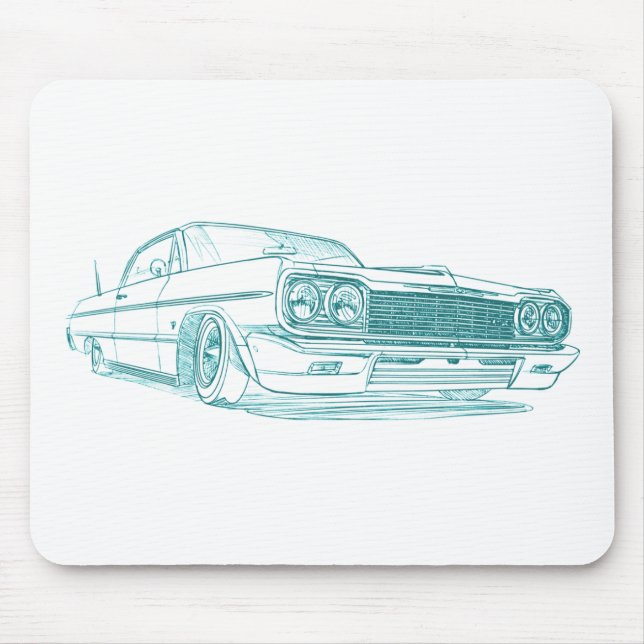 Mousepad Lowrider 1964 do Impala de Che (Frente)