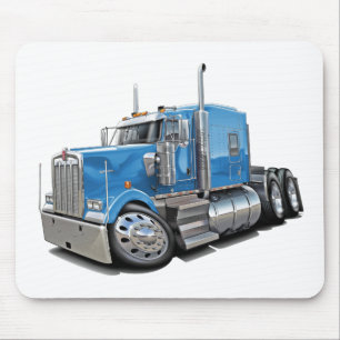 Mousepad Lt Azul Caminhão de Kenworth w900