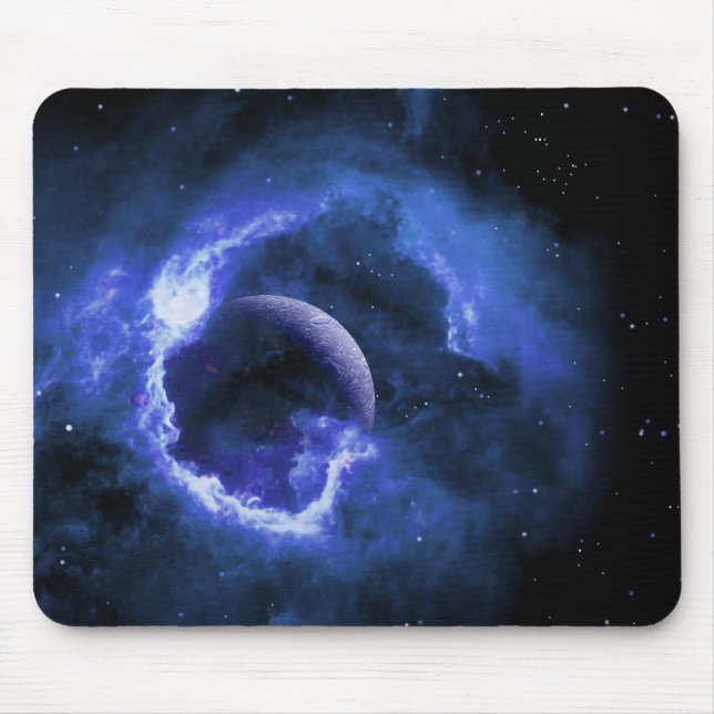 Mousepad Lua azul (Frente)