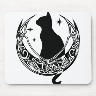 Mousepad Lua Celta | Estrelas de Cat Noite