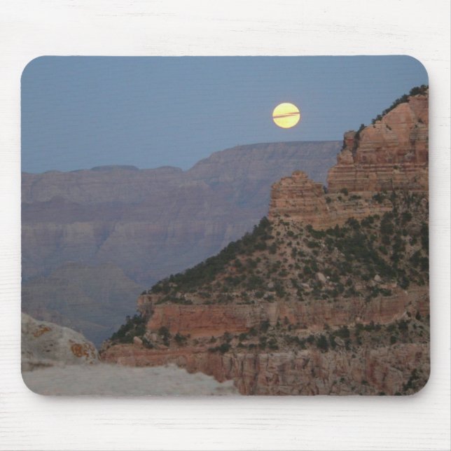 Mousepad Lua cheia sobre o Grand Canyon (Frente)