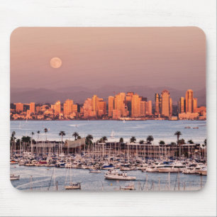 Mousepad Lua Cheia sobre San Diego