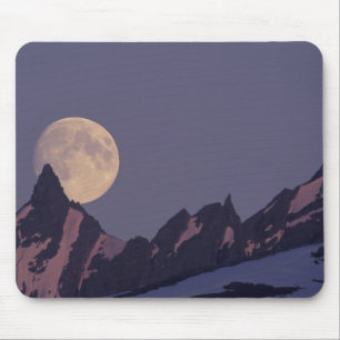 Mousepad Lua Cheia Surge   Montanhas Chugach Alasca