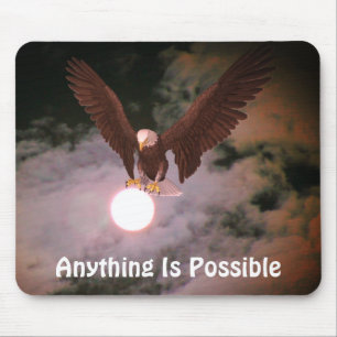 Mousepad Lua de águia careca, possível inspiração