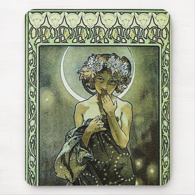Mousepad Lua de Alphonse Mucha (Frente)