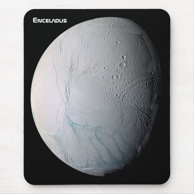 Mousepad Lua de Enceladus 6a de Saturn (Frente)
