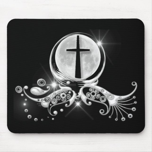 Mousepad Lua e cruz (Frente)