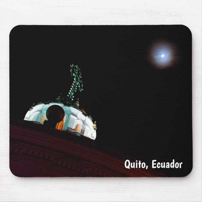 Mousepad Lua e cruz, Quito, Equador (Frente)