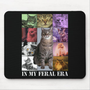Mousepad Lua Gata Engraçada Na Minha Era Feral Gatinho Para