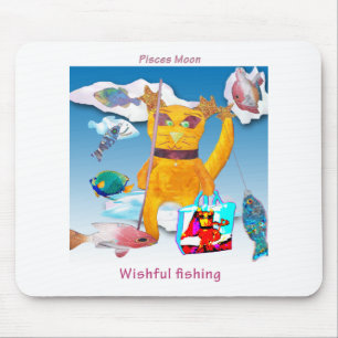 Mousepad Lua nos peixes