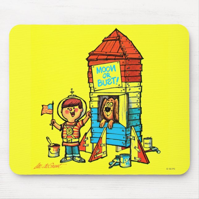 Mousepad Lua ou busto! (Frente)