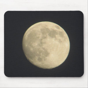 Mousepad Lua Próxima no Céu Noturno