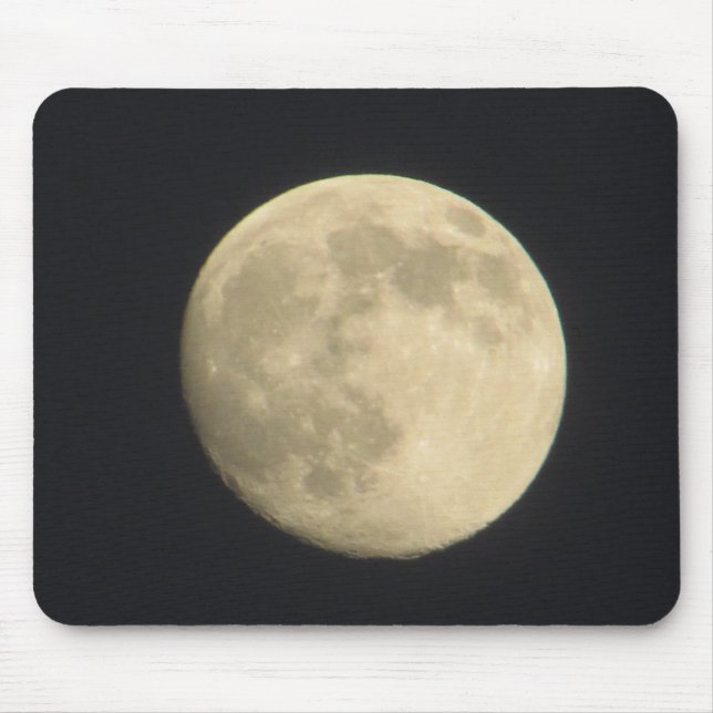 Mousepad Lua Próxima no Céu Noturno (Frente)