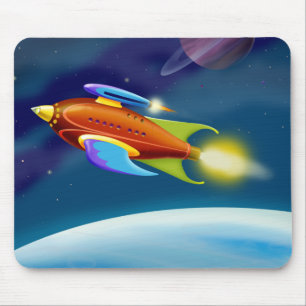 Mousepad Lua Rocket