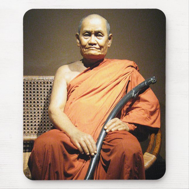 Mousepad Luang Poo Cha Subhaddho ... Monk budista (Frente)