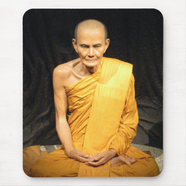 Mousepad Luang Poo Mun Bhuridatto ... Monk budista (Frente)