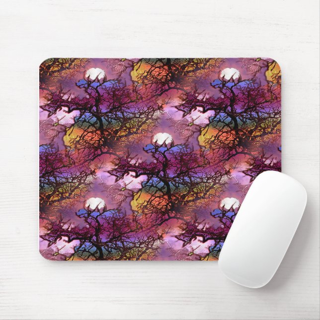 Mousepad Luas nas árvores.... (Com mouse)