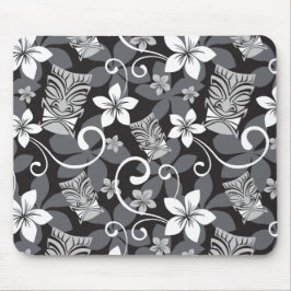 MOUSEPAD LUAU TIKI PATTERN (CHARCOAL)