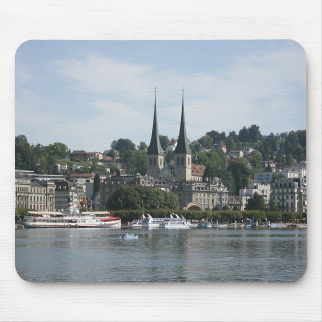 Mousepad Lucerna do lago, Vierwaldstattersee, suiça (Frente)