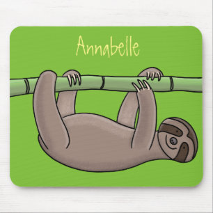 Mousepad Lúcias bonitas sorridentes na ilustração de des