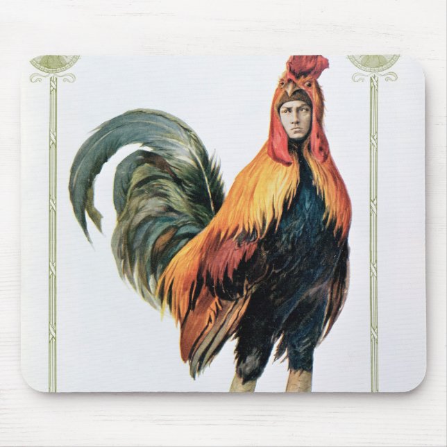 Mousepad Lucien Guitry 'em Chantecler (Frente)