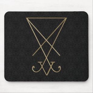 Mousepad Lucifer Alchemy Sigil Gothic Art