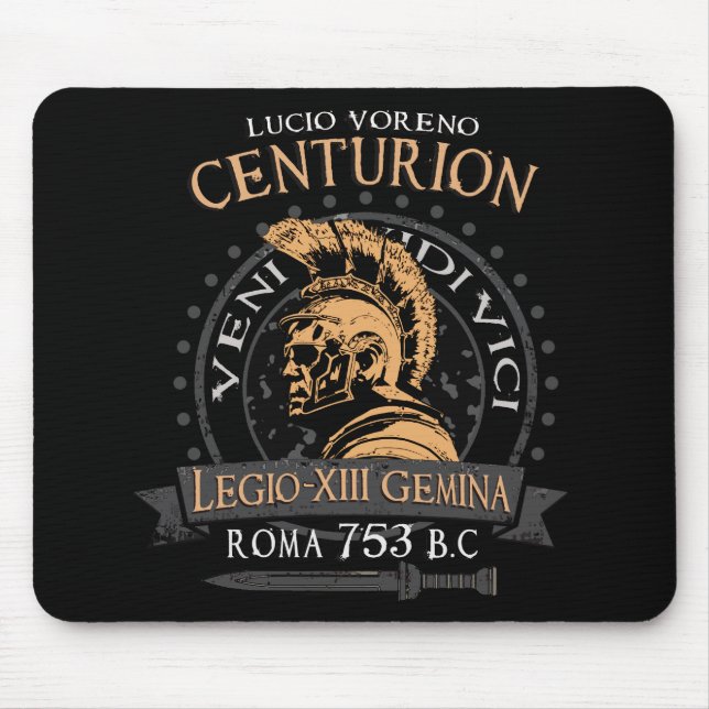 Mousepad Lucio Voreno Os Maiores Centuriões Romanos (Frente)