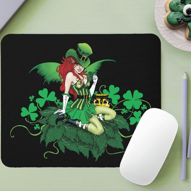 Mousepad Luck Irish Fairy Green (Criador carregado)