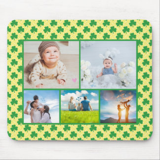 Mousepad Lucky Clover: 5 Fotografias Personalizáveis